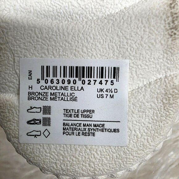 Clarks Women's Caroline Ella Silver Metallic Size 7 - Picture 8 of 8